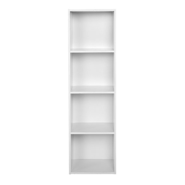 White bookcase 50cm deals wide